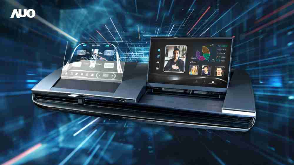 万利Micro LED Display HMI解决方案打造透明Micro LED前座仪表，，，，呈现信息并保留驾驶视野开阔；亦为副驾驶座乘客打造收放自如的Micro LED屏幕，，，在不影响显示质量的前提于显示区内建镜头，，，让用户能与视讯对象直接眼神接触，，，，提供绝佳的双向沟通体验