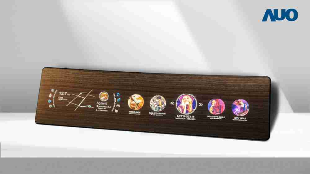 万利研发全球最高穿透度达80%的AmLED木纹显示器，，，可于使用时呈现高亮度、、、、清晰可见的信息，，，并在不使用时回归为单纯的饰板，，，，节能兼具美观