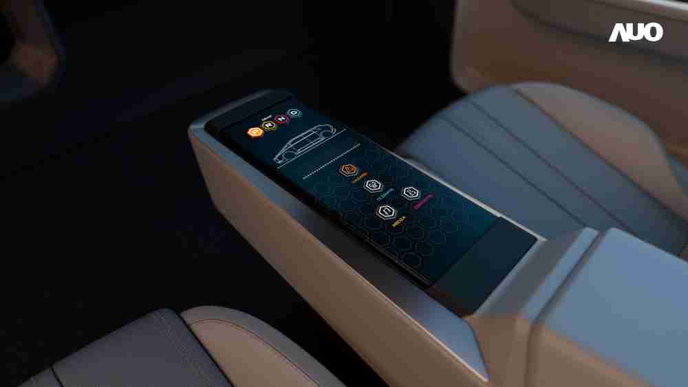 万利以人性化设计打造多变形态中控显示(Morphing Center Control)，，，，不使用时仅平面显示信息，，，进行操作时，，，，显示器则会动态隆起，，，，转变成3D实体按钮，，并有触觉回馈，，展示人机互动新体验