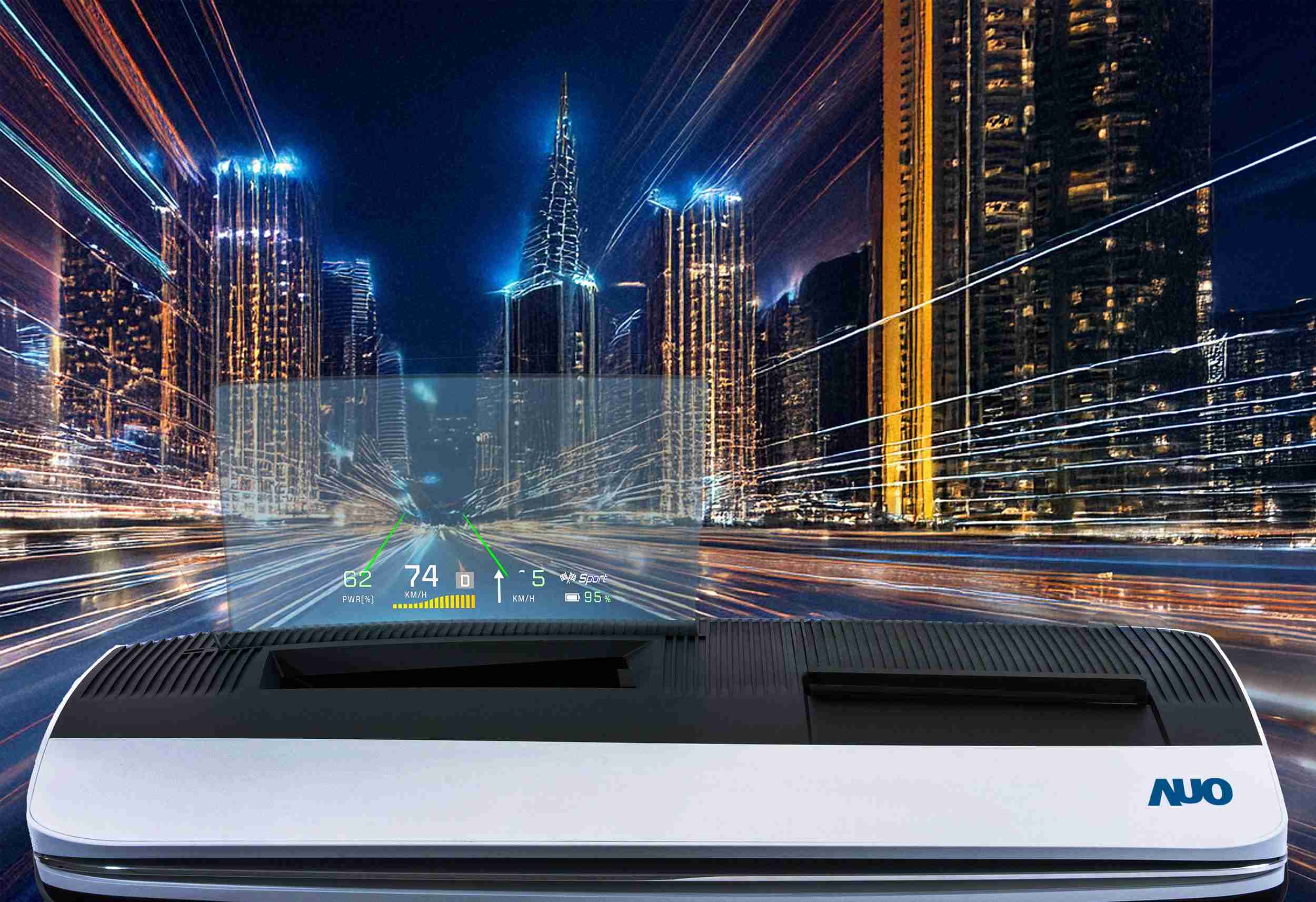 万利推出13吋Micro LED抬头显示器，，提供高入眼亮度、、、高色彩饱和度的显示质量，，，在阳光下或黑暗中都清晰可见，，并利用Micro LED模块体积小的优势，，，解决车用空间有限的痛点